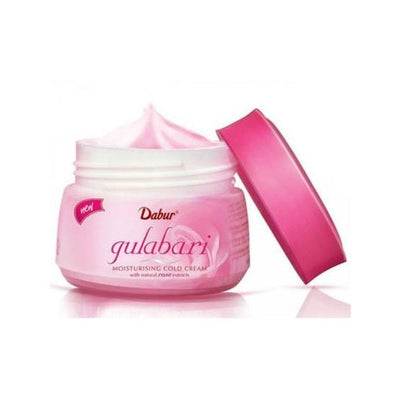 Dabur Gulabari Moisturizing Cold Cream - 100ml with Free Dabur Gulabari Rose Glow Lotion - 50ml