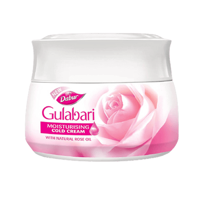 Dabur Gulabari Moisturizing Cold Cream - 100ml with Free Dabur Gulabari Rose Glow Lotion - 50ml