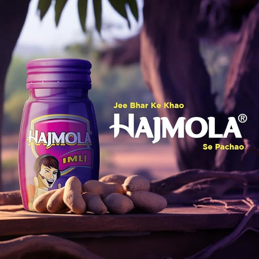 Dabur Hajmola Imli Tablets | Ayurvedic Digestive & Tasty Relief-  120 Tabs