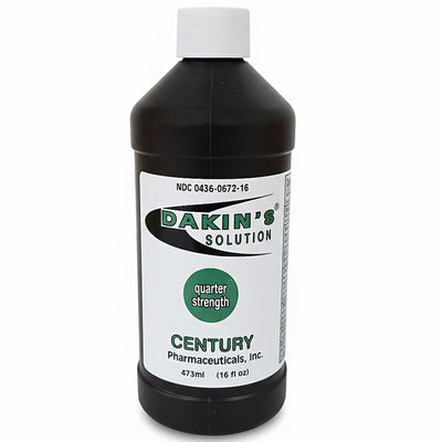 Dakin's Solution Antiseptic Wound Cleanser Quarter-Strength 16 Fl. oz