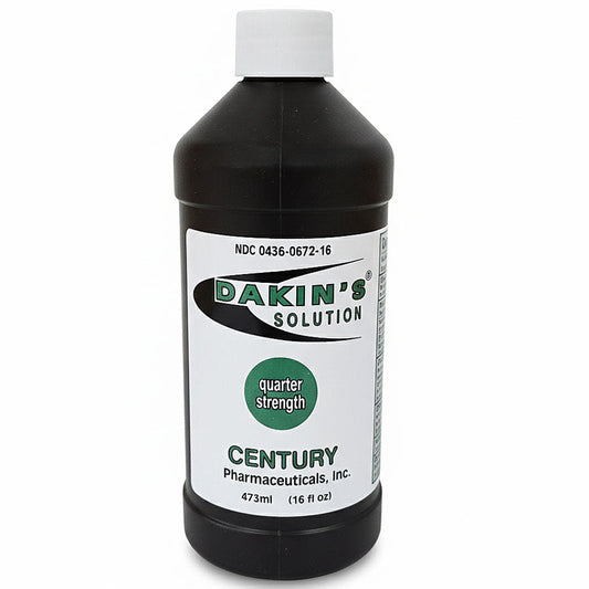 Dakin's Solution Antiseptic Wound Cleanser Quarter-Strength 16 Fl. oz