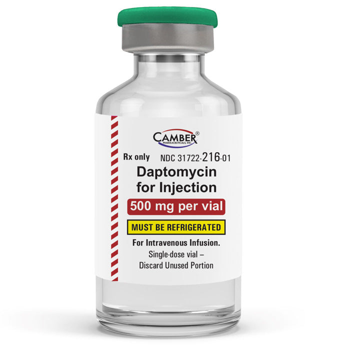 Daptomycin Injection 500 mg Powder Vial (RX) *Refrigerated