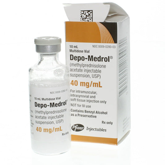 Depo-Medrol Injection 40 mg Vial 10 mL by Hospira Pfizer (Rx)
