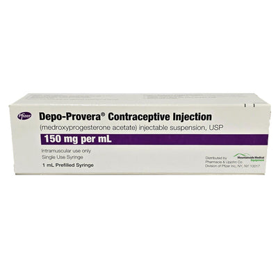Depo-Provera Contraceptive Injection Prefilled Syringe 150 mg/mL Sterile Single-Use 1 mL (Rx)