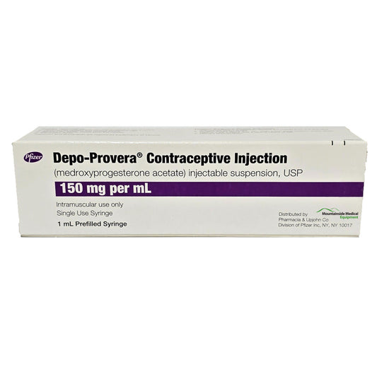 Depo-Provera Contraceptive Injection Prefilled Syringe 150 mg/mL Sterile Single-Use 1 mL (Rx)