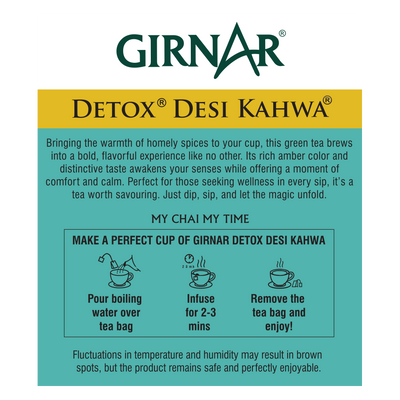 Girnar Detox Green Tea - 100 gms