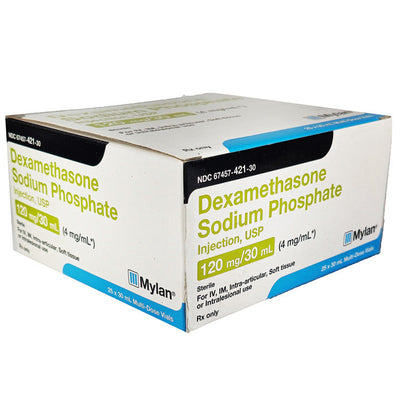 Dexamethasone Sodium Phosphate Injection 120 mg Per 30 mL Multiple-Dose Vials 30 mL x 25/Tray (RX)