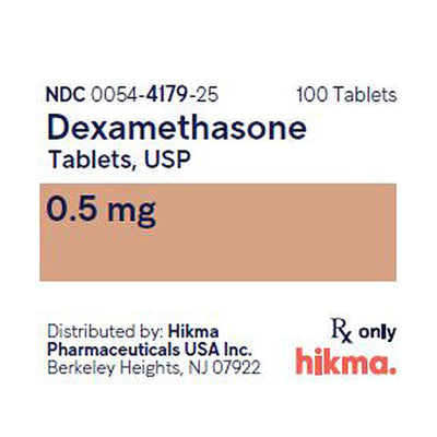 Dexamethasone Tablets 0.5 mg USP By Westward 100 Count (RX)