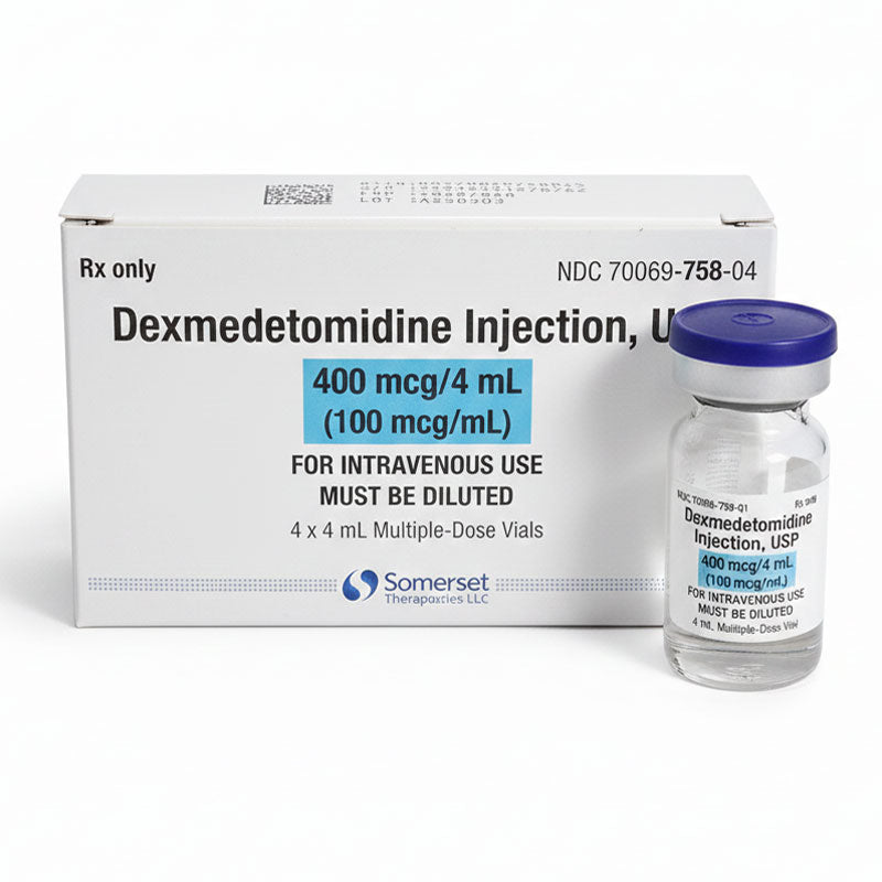 Dexmedetomidine Injection 400 mcg Per mL Multiple-Dose Vials 4 mL by Somerset 4/Box (RX)