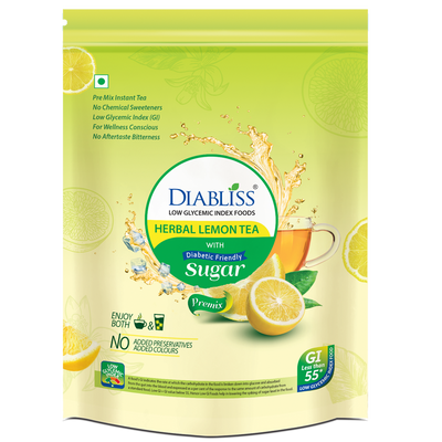 Diabliss Herbal Lemon Tea With Diabetic Friendly Sugar