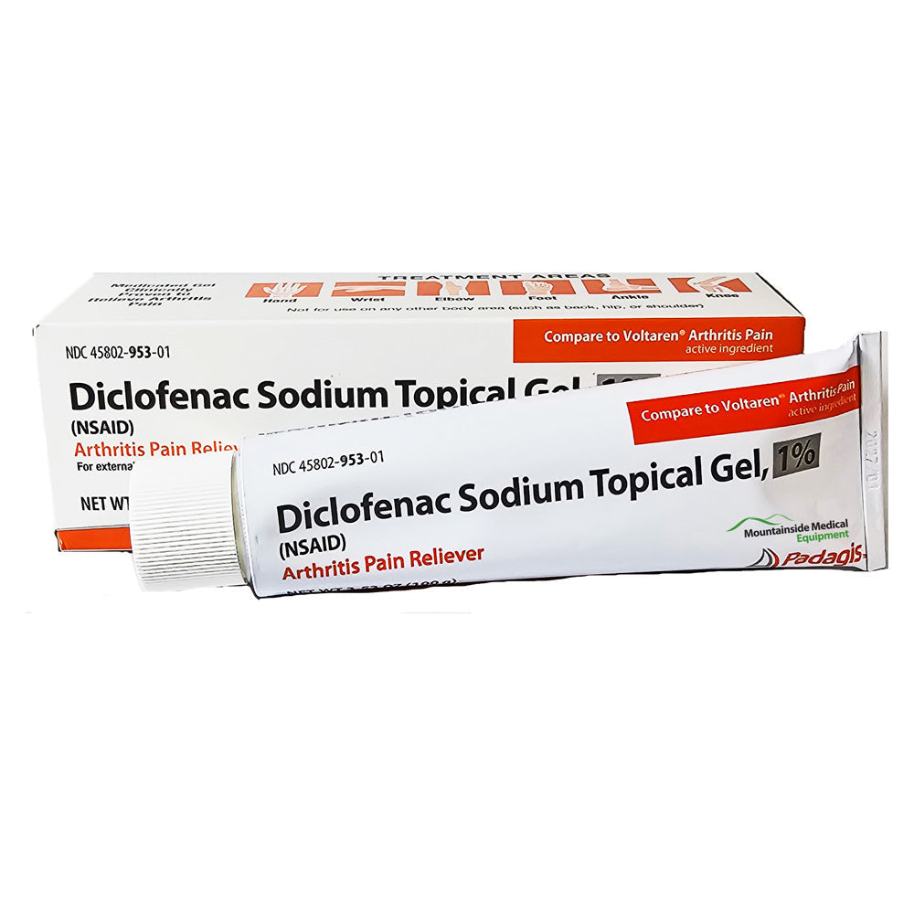 Diclofenac Sodium Topical Gel 1% Arthritis Pain Reliever (NSAID) by Padagis US