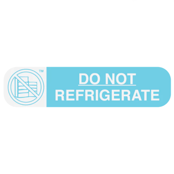 Do Not Refrigerate Label, 1000 count