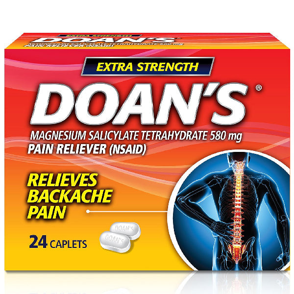 Doan's Extra Strength Pain Reliever Caplets 24 Count