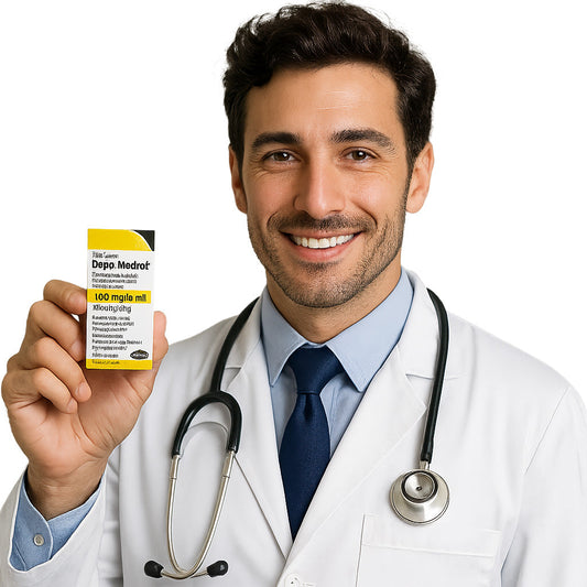Depo-Medrol Injection Methylprednisolone Acetate 100 mg/5 mL (20 mg/mL) Multiple Dose Vials 5 mL (Rx)