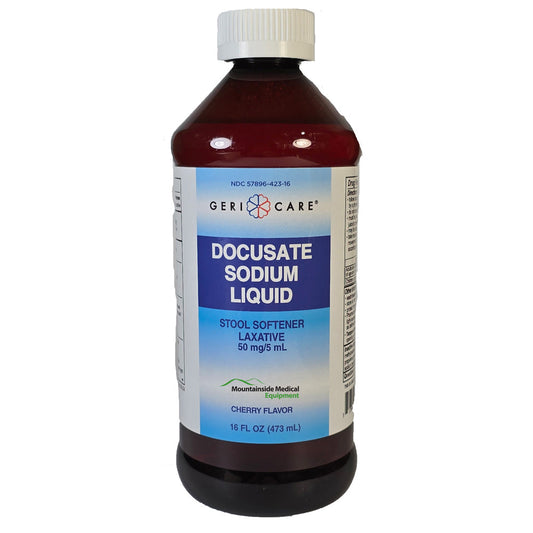 Docusate Sodium Liquid Stool Softener Syrup 15 0mg / 15mL, 16 oz