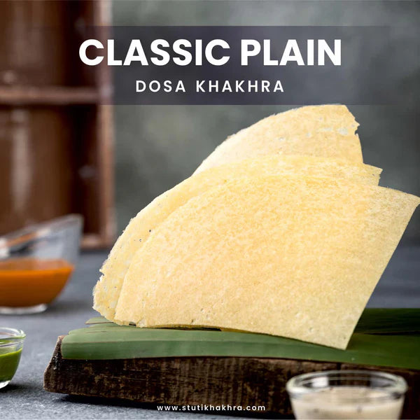 Stuti Dosa Khakhara Classic Paper Plain | 12 Pieces