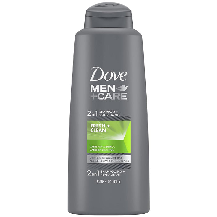 Dove Men+Care Fresh Clean 2 in 1 Shampoo & Conditioner 12 oz