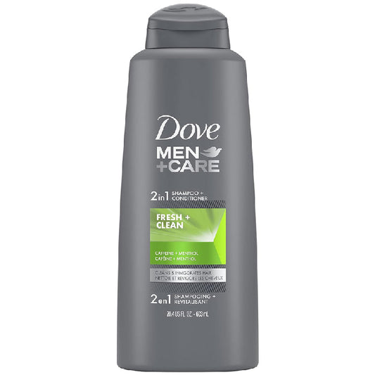 Dove Men+Care Fresh Clean 2 in 1 Shampoo & Conditioner 12 oz