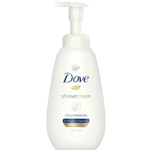 Dove Deep Moisture Shower Foaming Body Wash 13.5 oz