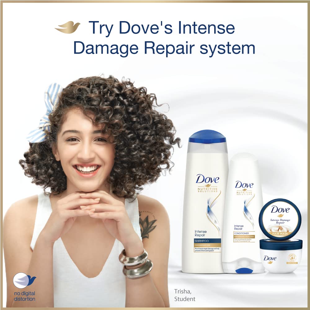 Dove Intense Repair Hair Shampoo, Repairs Dry and Damaged Hair