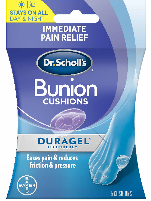 Dr Scholl's Bunion Cushion Adhesive Pads, All Day Pain Relief 5 Pack