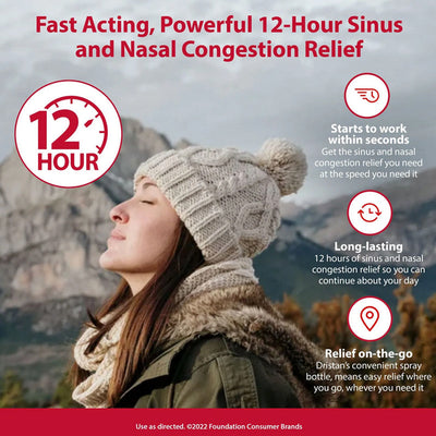 Dristan 12-Hour Nasal Decongestant Relief Spray