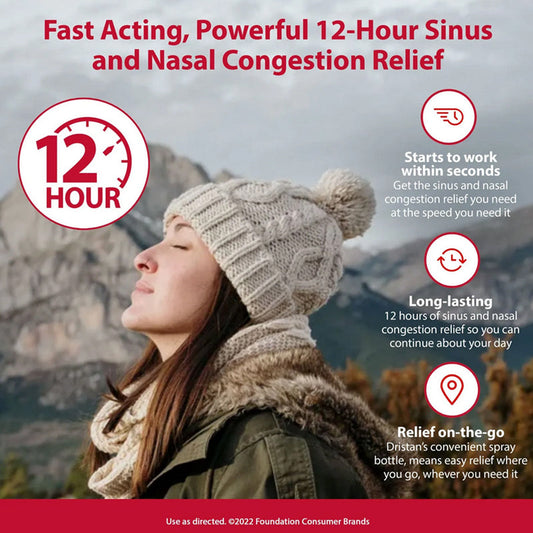 Dristan 12-Hour Nasal Decongestant Relief Spray