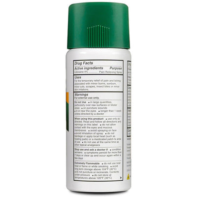 Bactine MAX Dry Spray for Pain Relief + Itch Relief with 4% Lidocaine