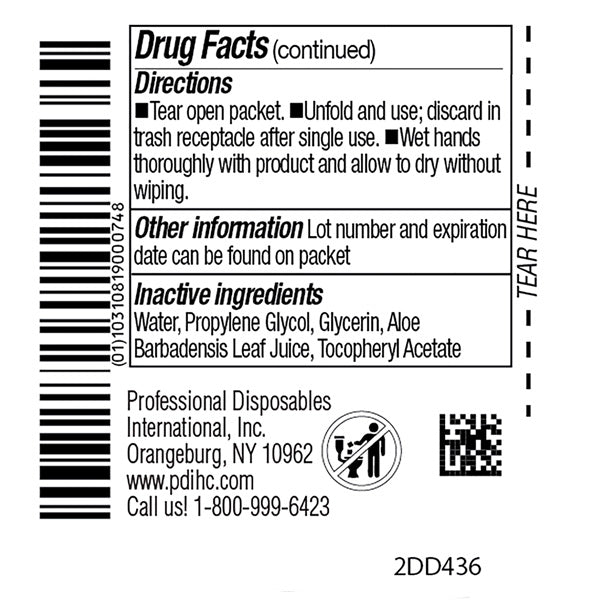 Sani Hands Instant Hand Sanitizing Wipes, 100/box