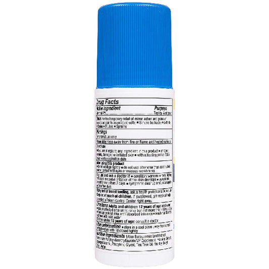 Zims Max Freeze Pro Formula Pain Relief Roll-on with Menthol
