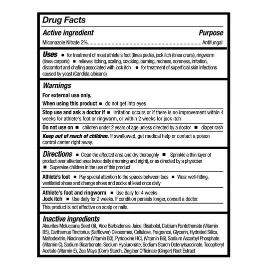 Thera Antifungal Powder with 2% Miconazole Nitrate 3 oz