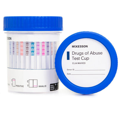 Drugs Test Kit 12-Panel Urine Test Cup, CLIA Waived 25 Tests
