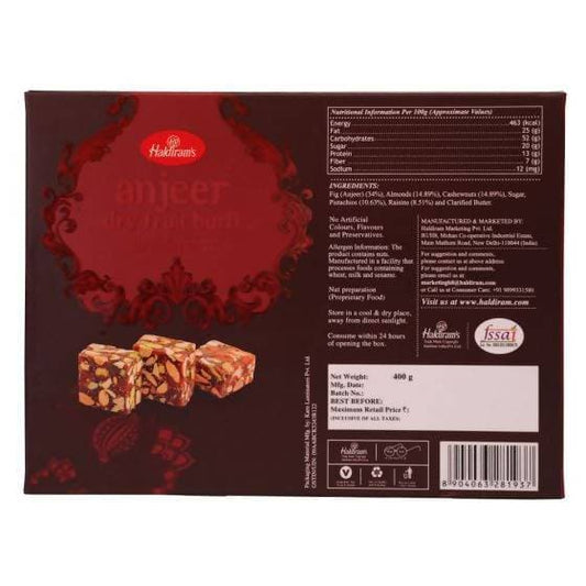 Haldiram's Anjeer Dry Fruit Burfi