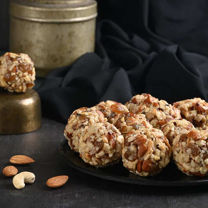 Varaq Sweets Sugar Free Dryfruit Honey Laddu | 500 gms