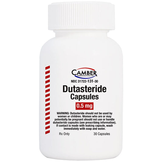 Dutasteride Capsules 0.5 mg by Camber Pharma 30 Count (Rx)