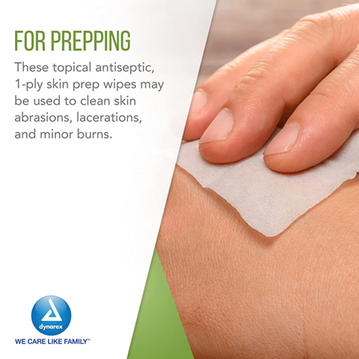 Alcohol Prep Pads, Sterile with Medium Sized Pad, 200/Box