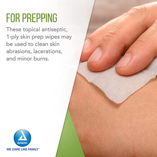 Alcohol Prep Pads, Sterile with Medium Sized Pad, 200/Box