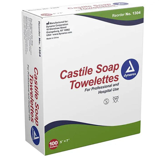Castile Soap Towelettes 100/Box