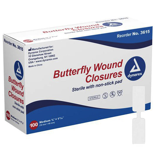 Butterfly Wound Closure Strips by Dynarex