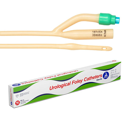 Foley Catheter Two-Way, Sizes 14, 16, 18, 20, 24 French Sizes, Sterile