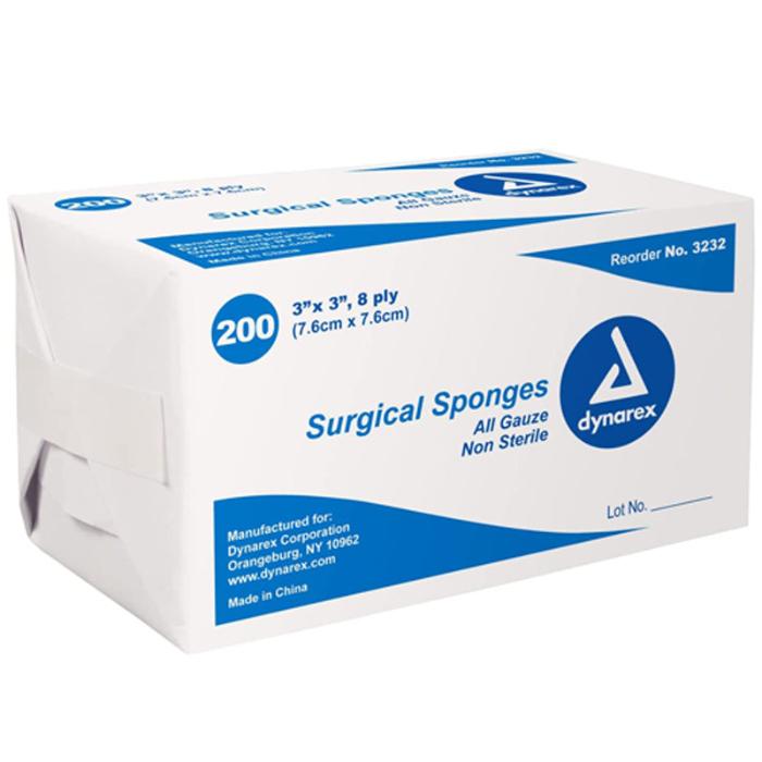 Non Sterile Gauze Pads, Surgical Gauze Sponges, 200/Bag