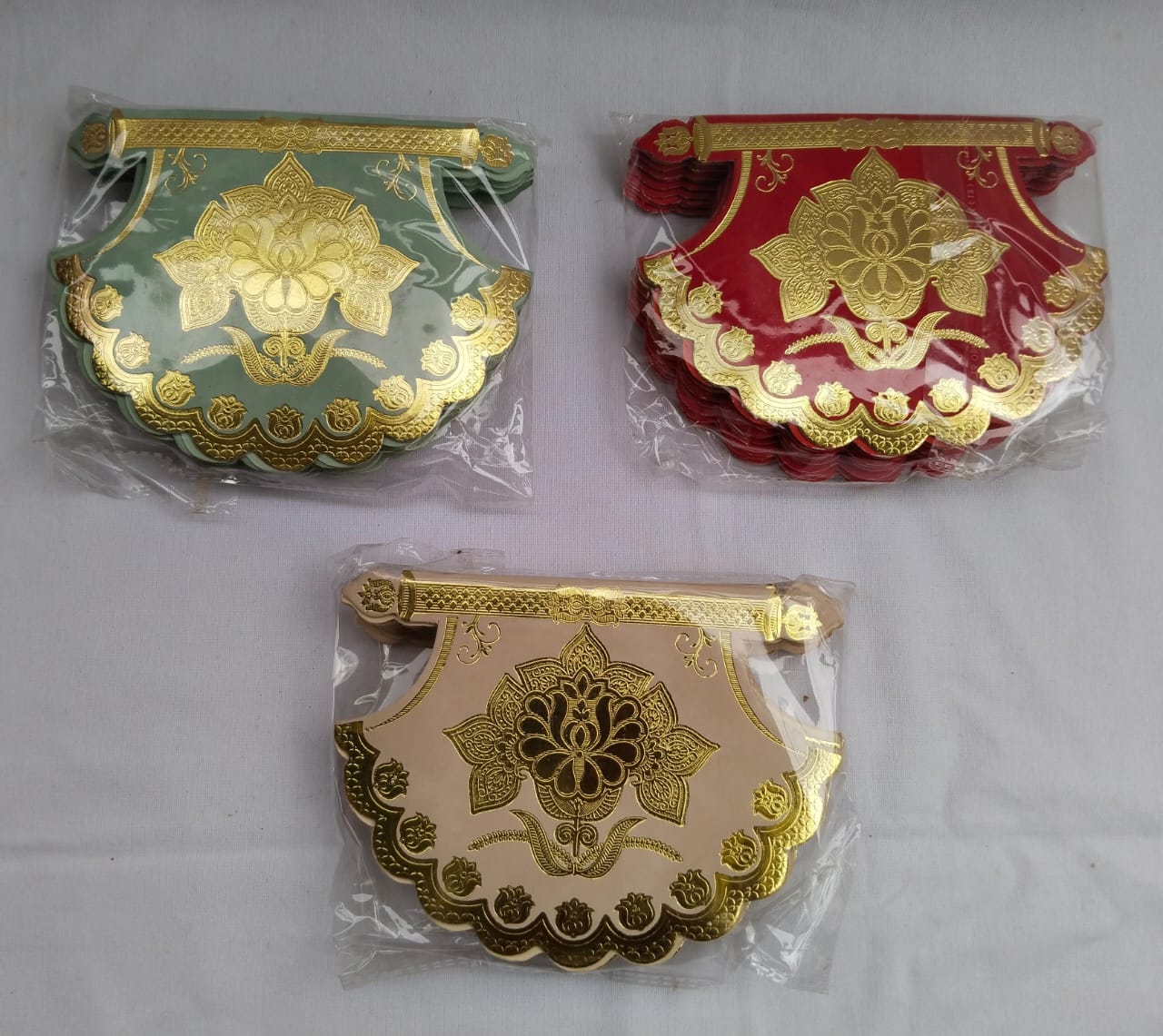 Nilanchal Handicraft Beautiful Designer Envelopes - Set of 10                                  Code - E02