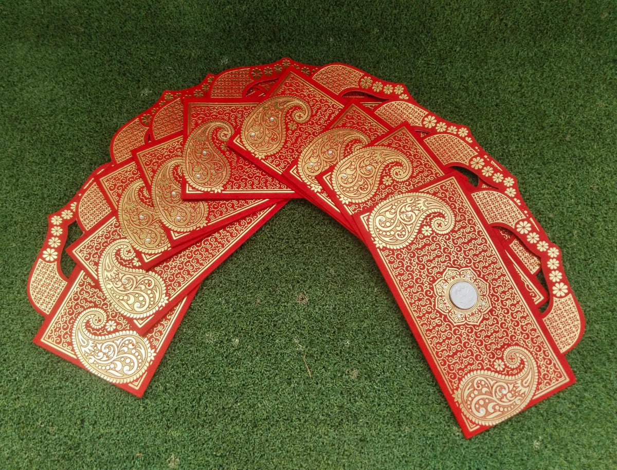 Nilanchal Handicraft Latest Designer Envelopes - Set of 10                                     Code - E03