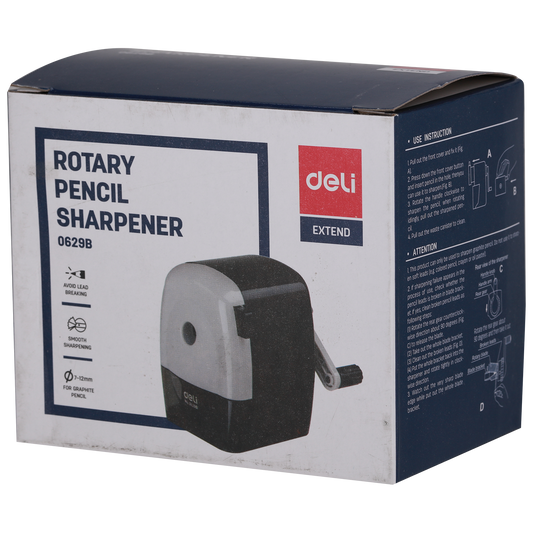 DELI E0629B ROTARY PENCIL SHARPENER - Color May Vary