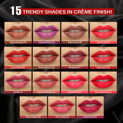 Faces Canada Weightless Creme Lipstick - Plum Peach 06