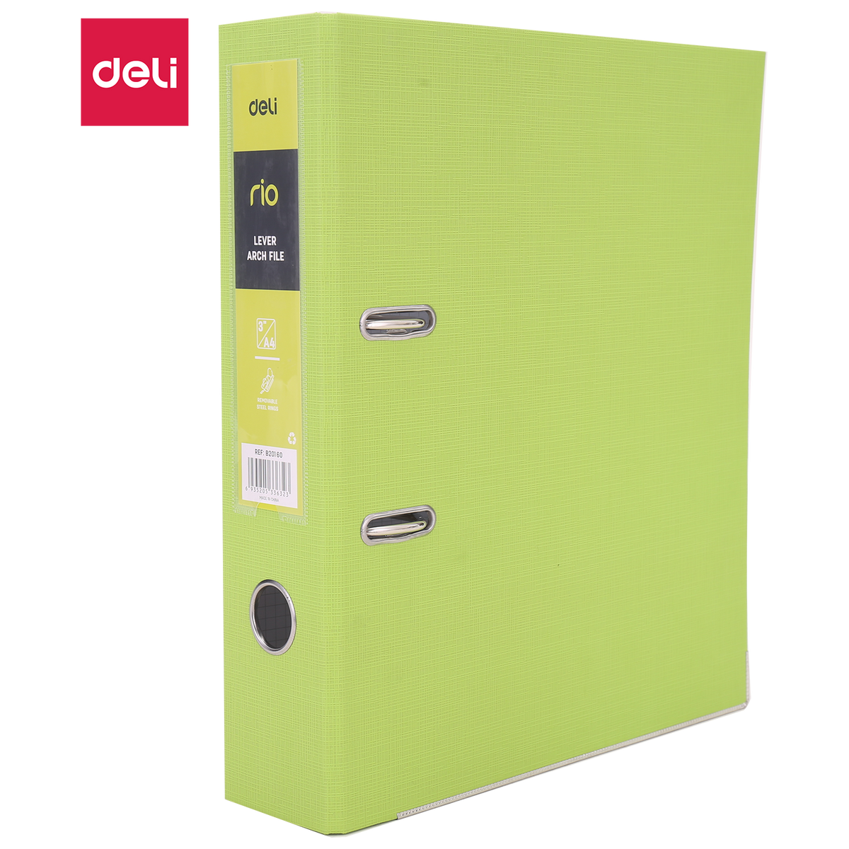 Deli Eb20160 Lvr Arch File Green A4 3" - Color May Vary