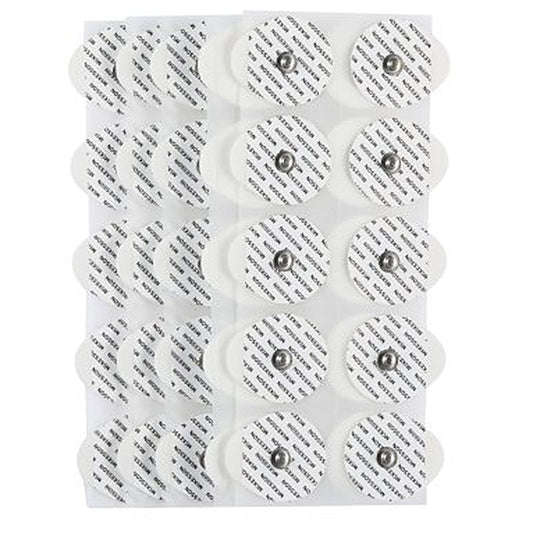 ECG Monitoring All-Purpose Electrodes with Foam Backing and Snap Connector, 50/Pack