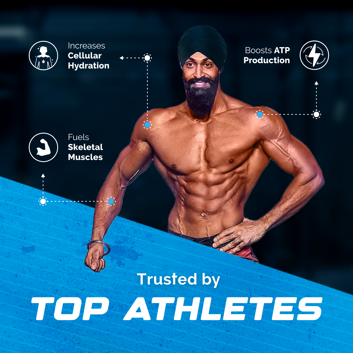 Wellcore - Pure Micronised Creatine Monohydrate | Kiwi Kick (307g, 83 servings)