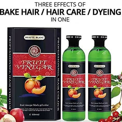 Aravli Beaute Blanc Fruit Vinegar Gel Hair Color - Natural Black