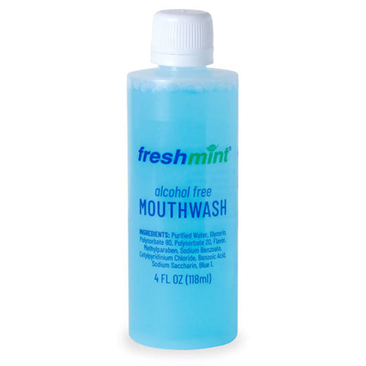 Economy Mouthwash, Freshmint Flavor, Alcohol free 4oz